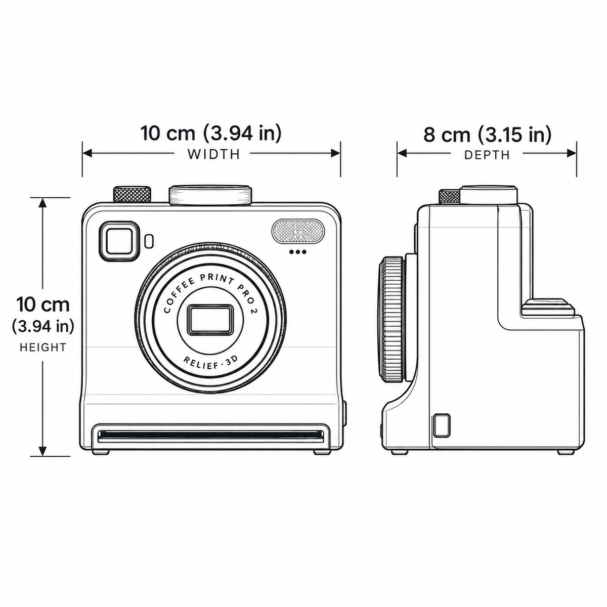 BrewArt Latte Art Photo Printer